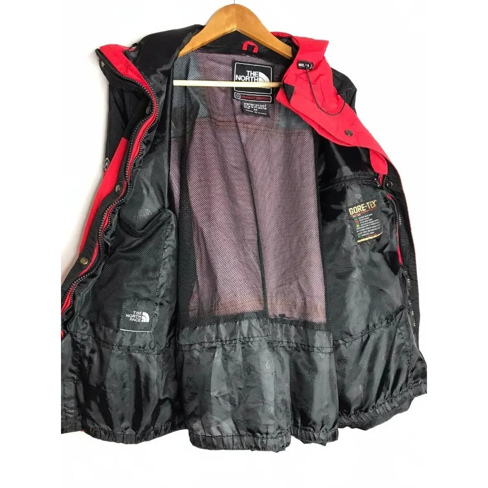 Vintage 90's The North Face Gore XCR Summit Series Jacket Mens Medium Red Black